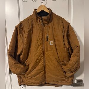 Carhartt rain defender size large puffer jacket